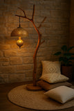 Palestinian Olive Wood Lamp Tulkarm