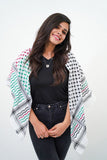 Palestine Flag Kufiya - PALESTINIAN KUFIYA®