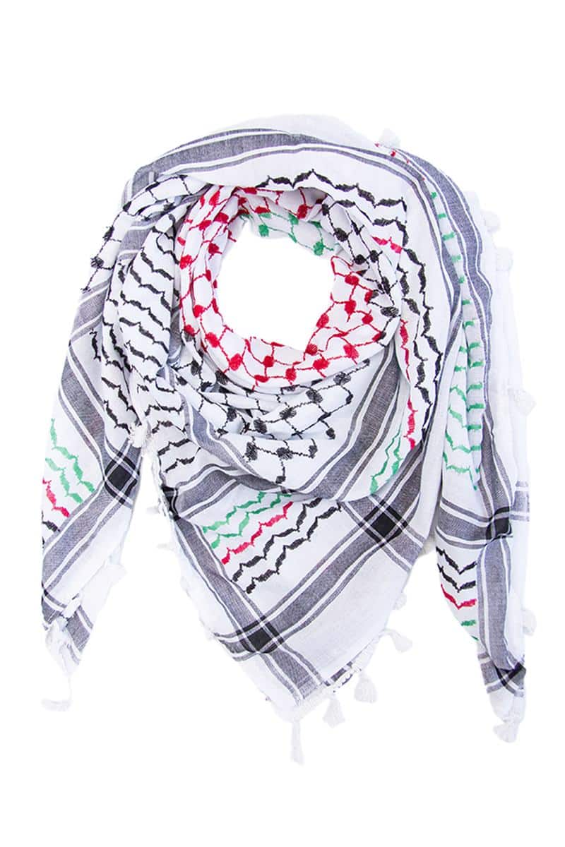Palestine Flag Kufiya - KUFIYAKUFIYA