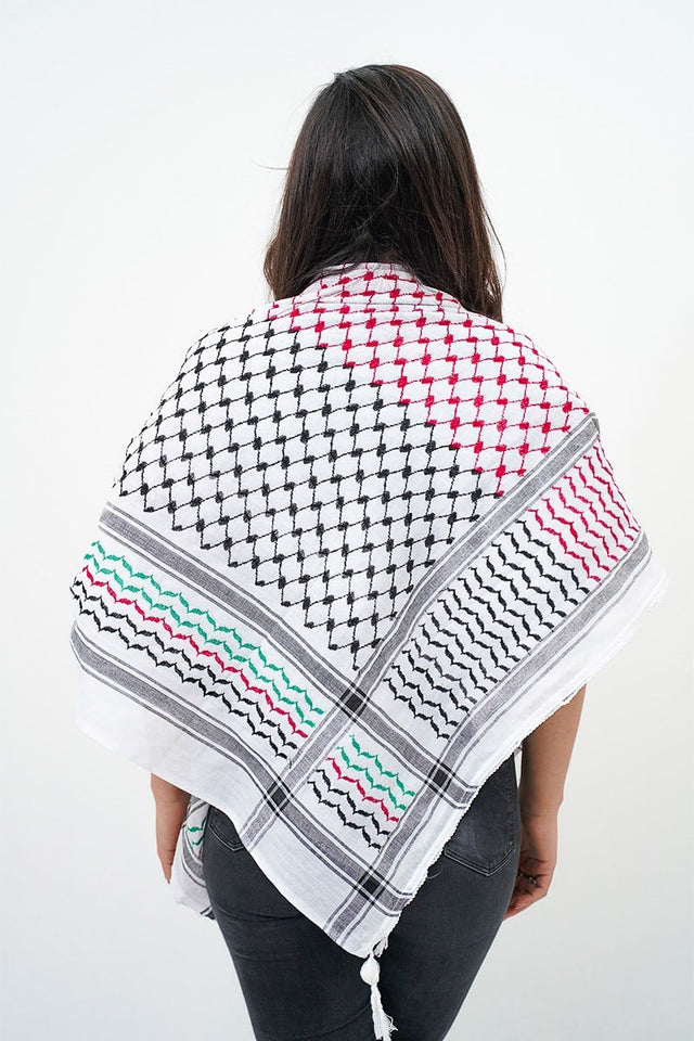 Palestine Flag Kufiya - KUFIYAKUFIYA