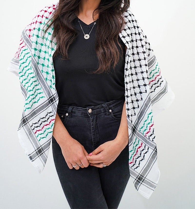 Palestine Flag Kufiya - KUFIYAKUFIYA