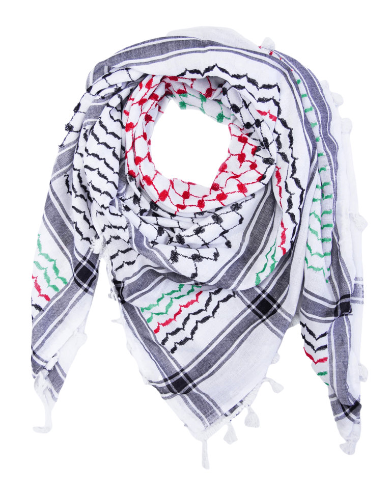 Palestine Flag Kufiya - PALESTINIAN KUFIYA®