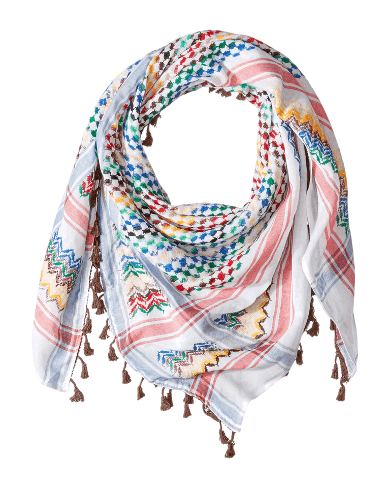 Rainbow Kufiya - PALESTINIAN KUFIYA®