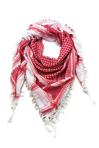 Red & White Kufiya
